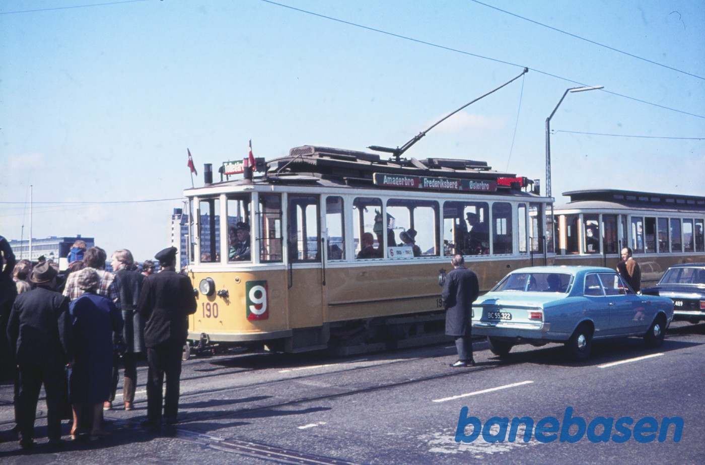 Sporvejskavalkade i anledning af sporvognsdriftens ophør Sporvejskavalkade i anledning af sporvognsdriftens ophør