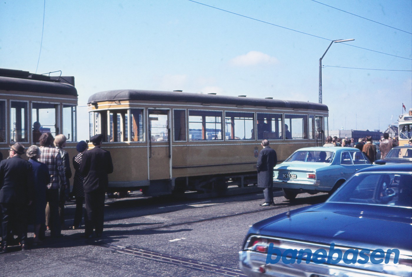Sporvejskavalkade i anledning af sporvognsdriftens ophør Sporvejskavalkade i anledning af sporvognsdriftens ophør