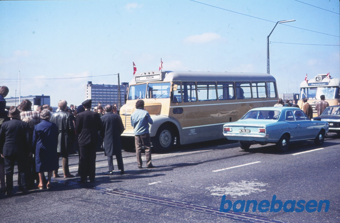 Sporvejskavalkade i anledning af sporvognsdriftens ophør Sporvejskavalkade i anledning af sporvognsdriftens ophør