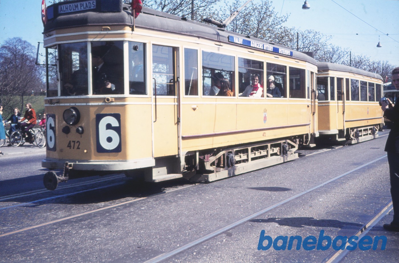 Sporvejskavalkade i anledning af sporvognsdriftens ophør Sporvejskavalkade i anledning af sporvognsdriftens ophør