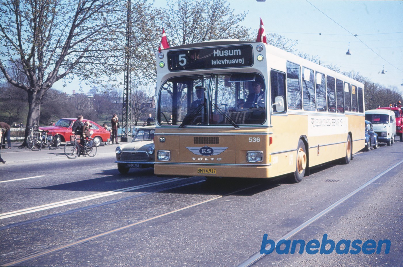 Sporvejskavalkade i anledning af sporvognsdriftens ophør Sporvejskavalkade i anledning af sporvognsdriftens ophør