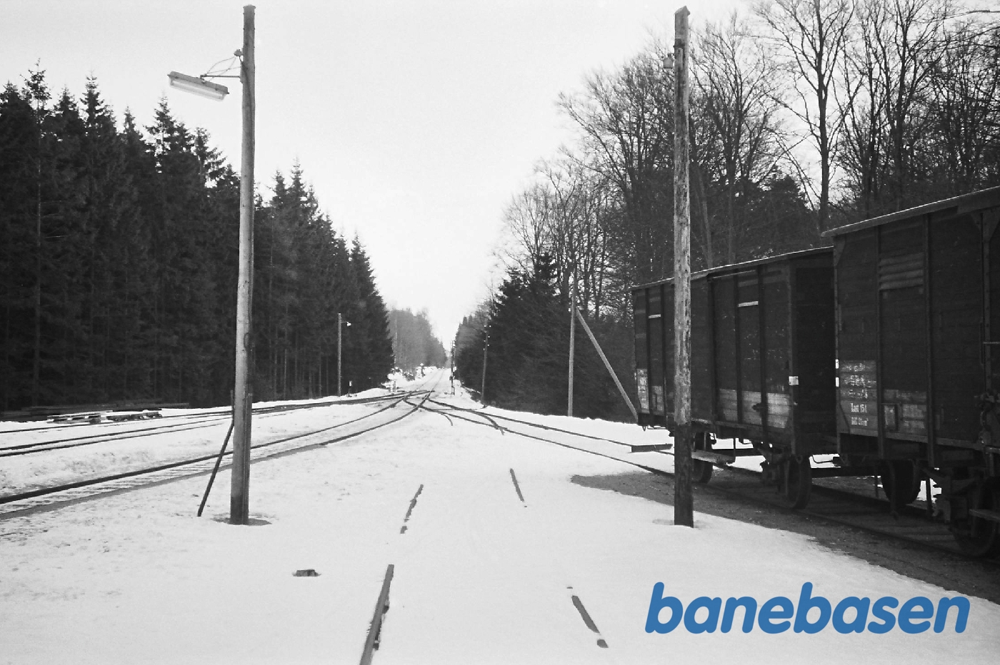 Stationen. Udkørsel mod Hillerød Stationen. Udkørsel mod Hillerød