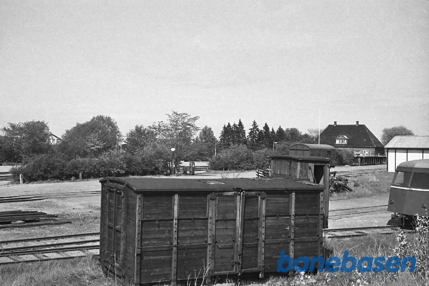 Gammel godsvogn Gammel godsvogn