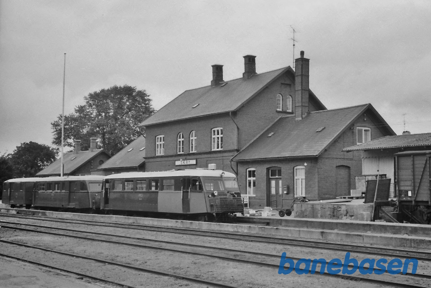 Stationen med skinnebus Stationen med skinnebus