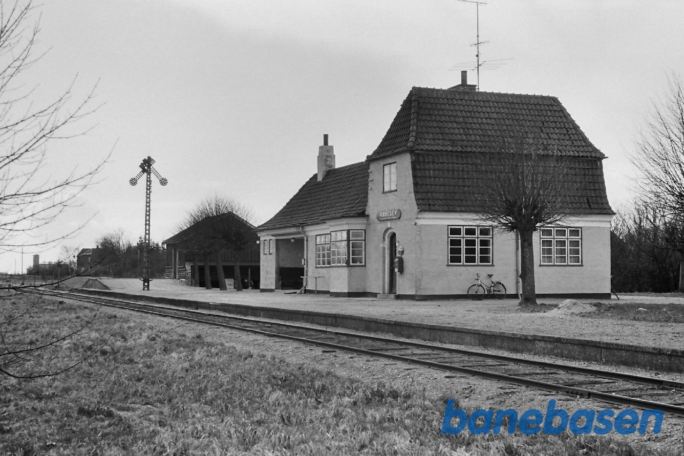 Stationen set fra øst Stationen set fra øst