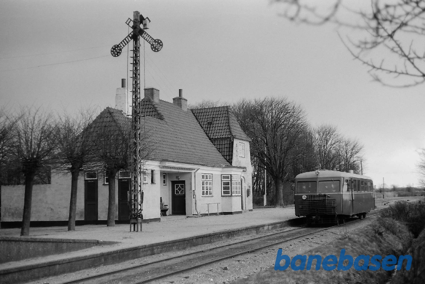 Stationen med skinnebus Stationen med skinnebus