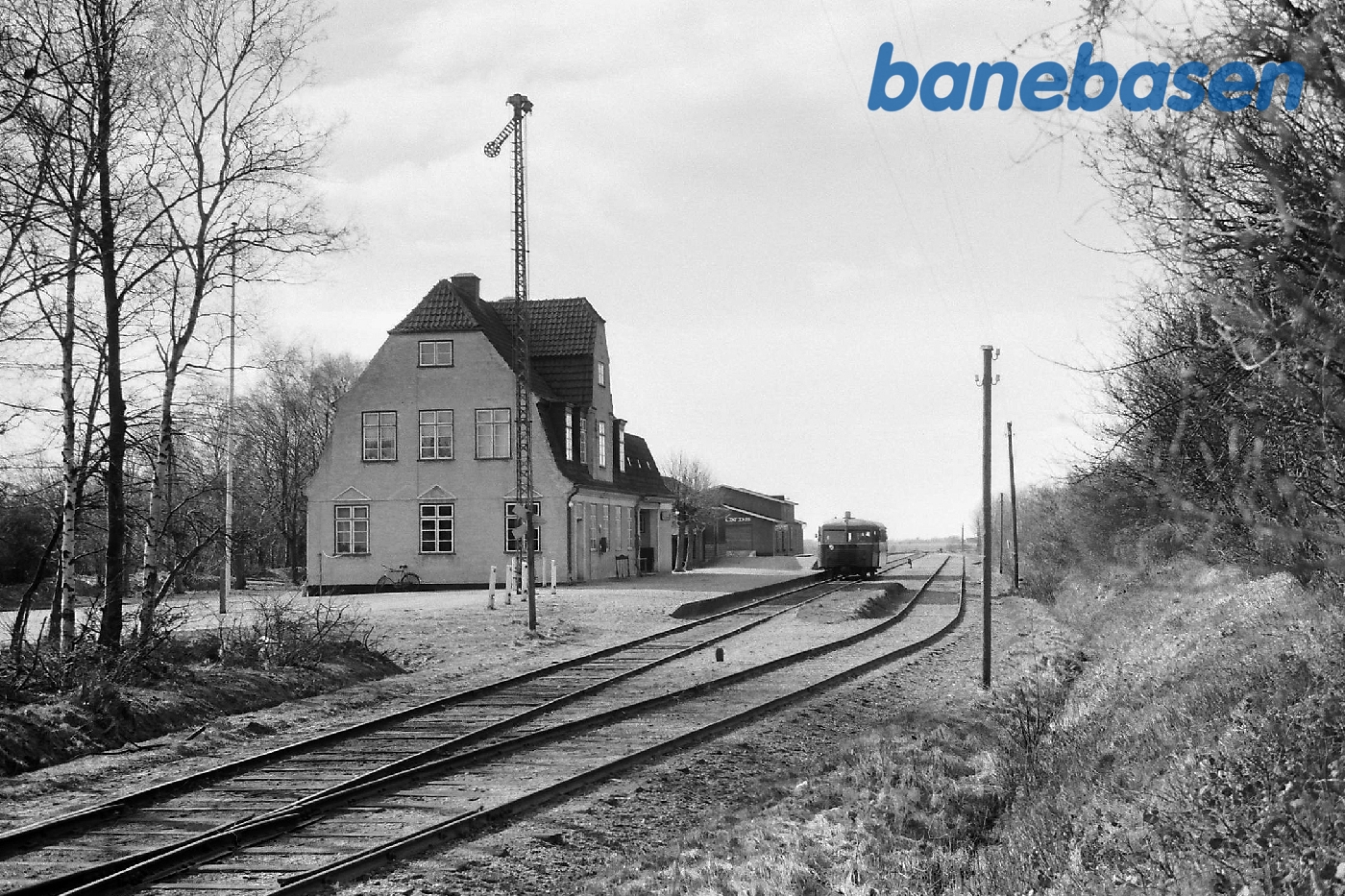 Stationen med skinnebus Stationen med skinnebus