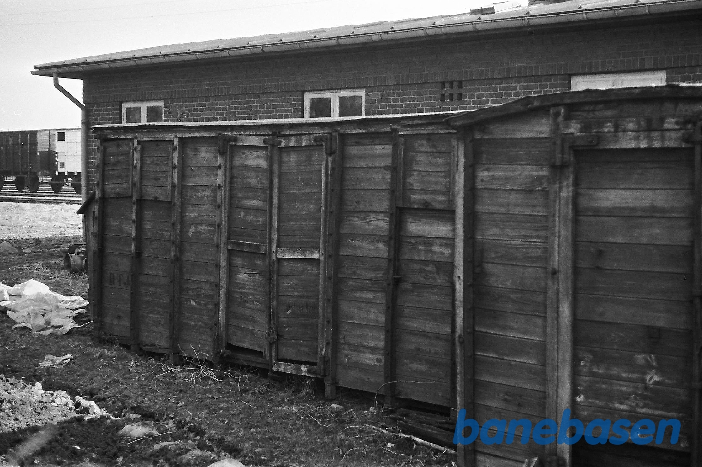 Vognkasse fra smalsporstiden Vognkasse fra smalsporstiden