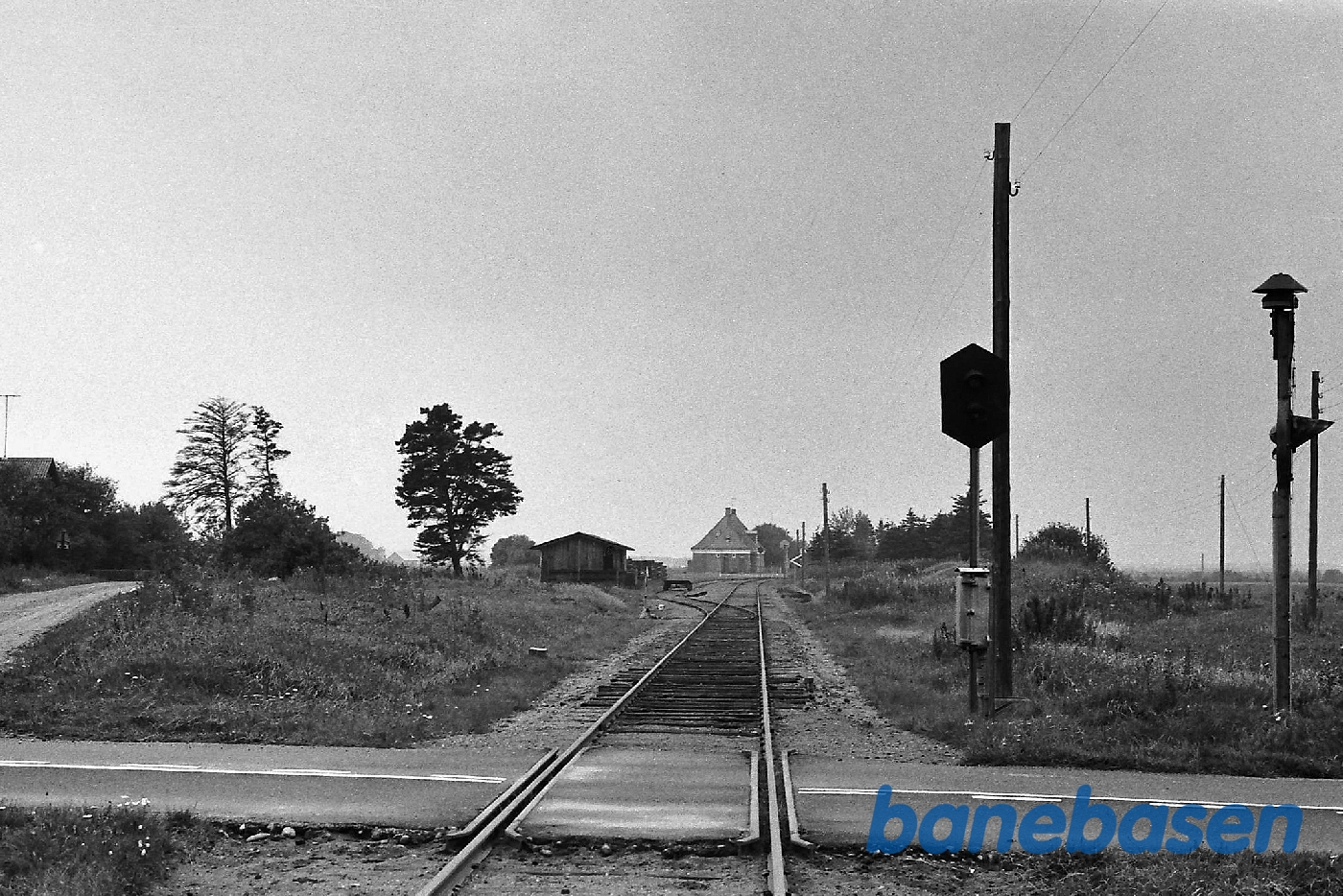 Station. Indkørsel fra Grindsted Station. Indkørsel fra Grindsted