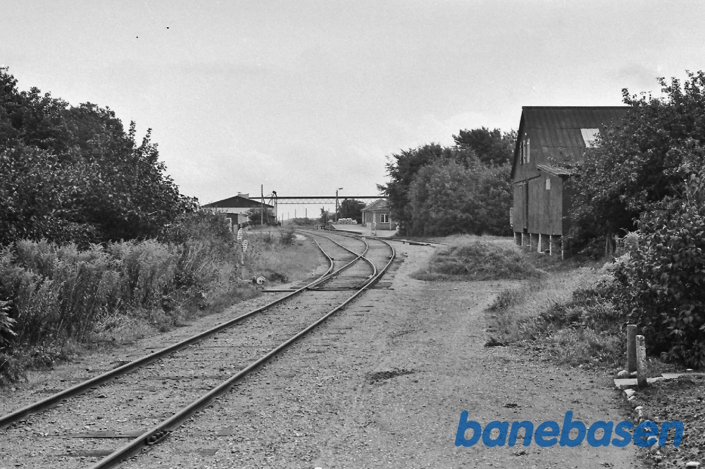 Station. Indkørsel fra Grindsted Station. Indkørsel fra Grindsted