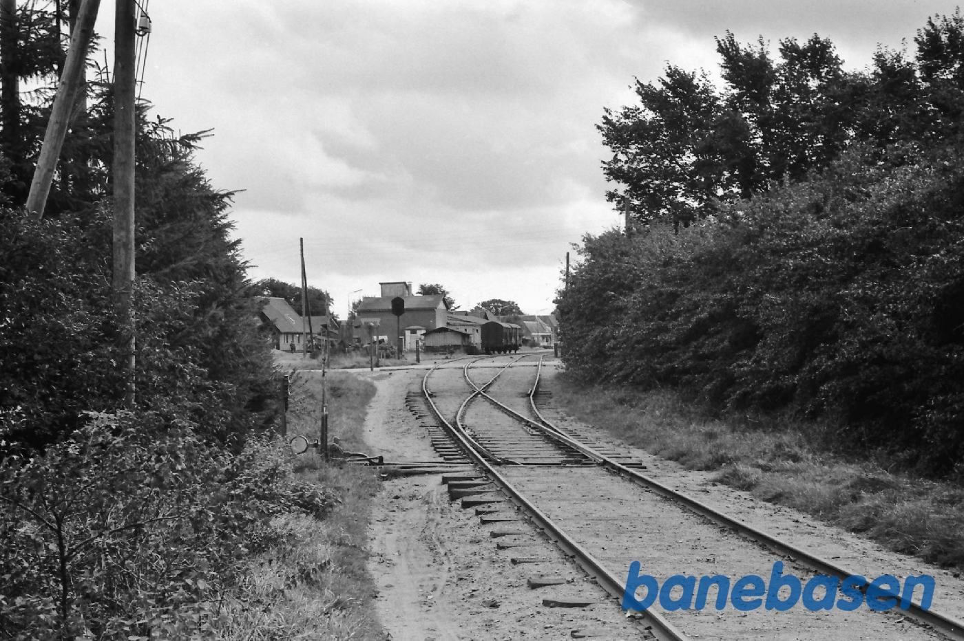 Station. Indkørsel fra Grindsted Station. Indkørsel fra Grindsted