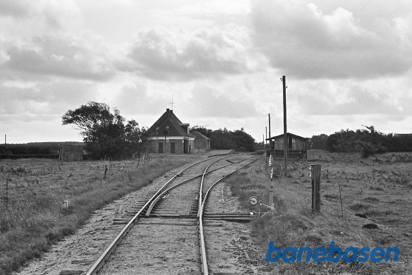 Station. Indkørsel fra Grindsted Station. Indkørsel fra Grindsted