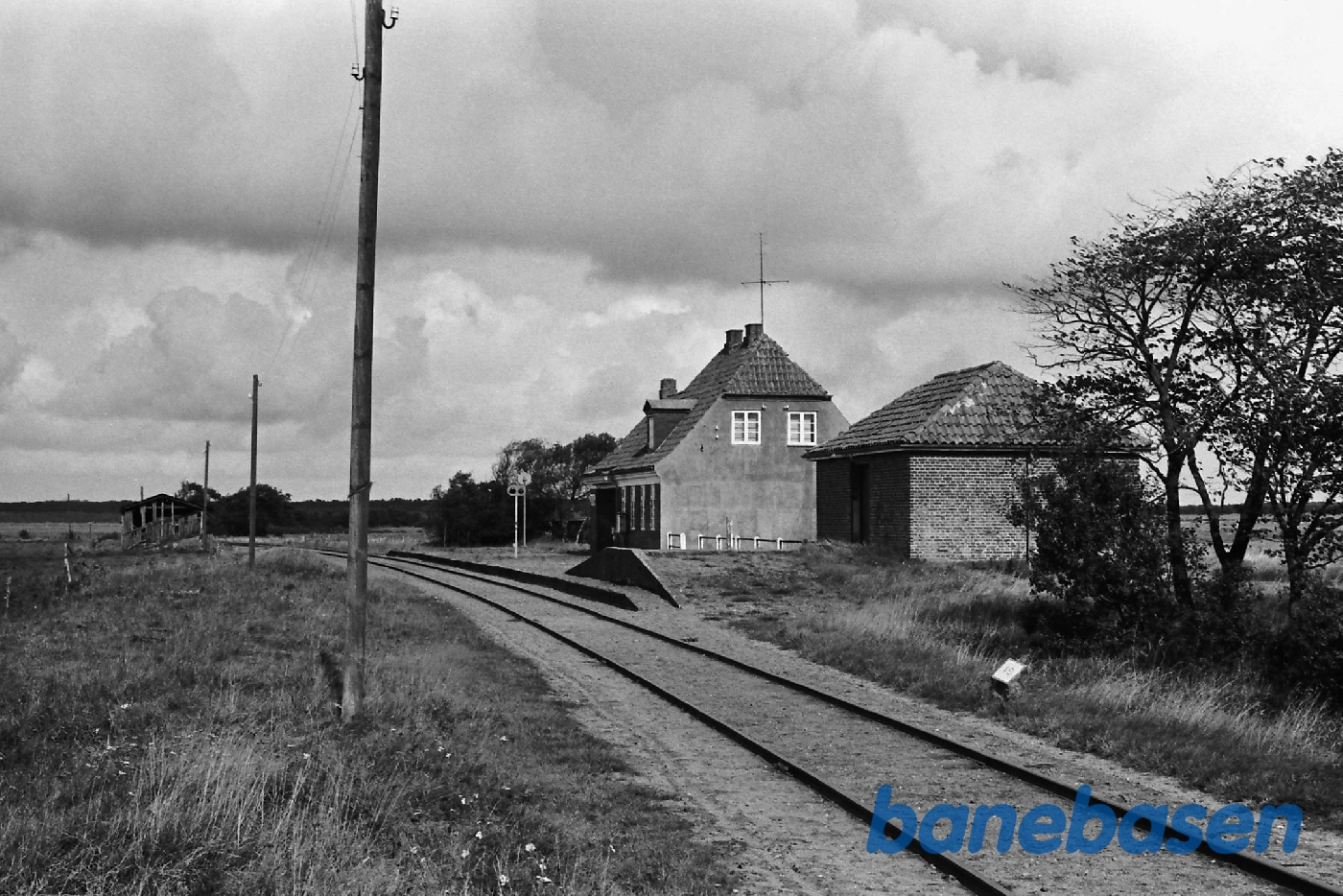 Station. Indkørsel fra Varde Station. Indkørsel fra Varde