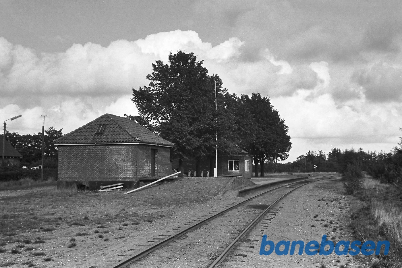 Station. Indkørsel fra Varde Station. Indkørsel fra Varde
