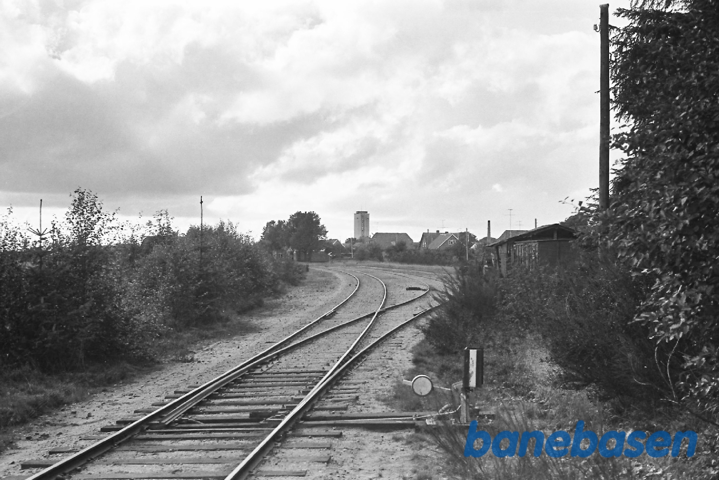 Station. Indkørsel fra Grindsted Station. Indkørsel fra Grindsted