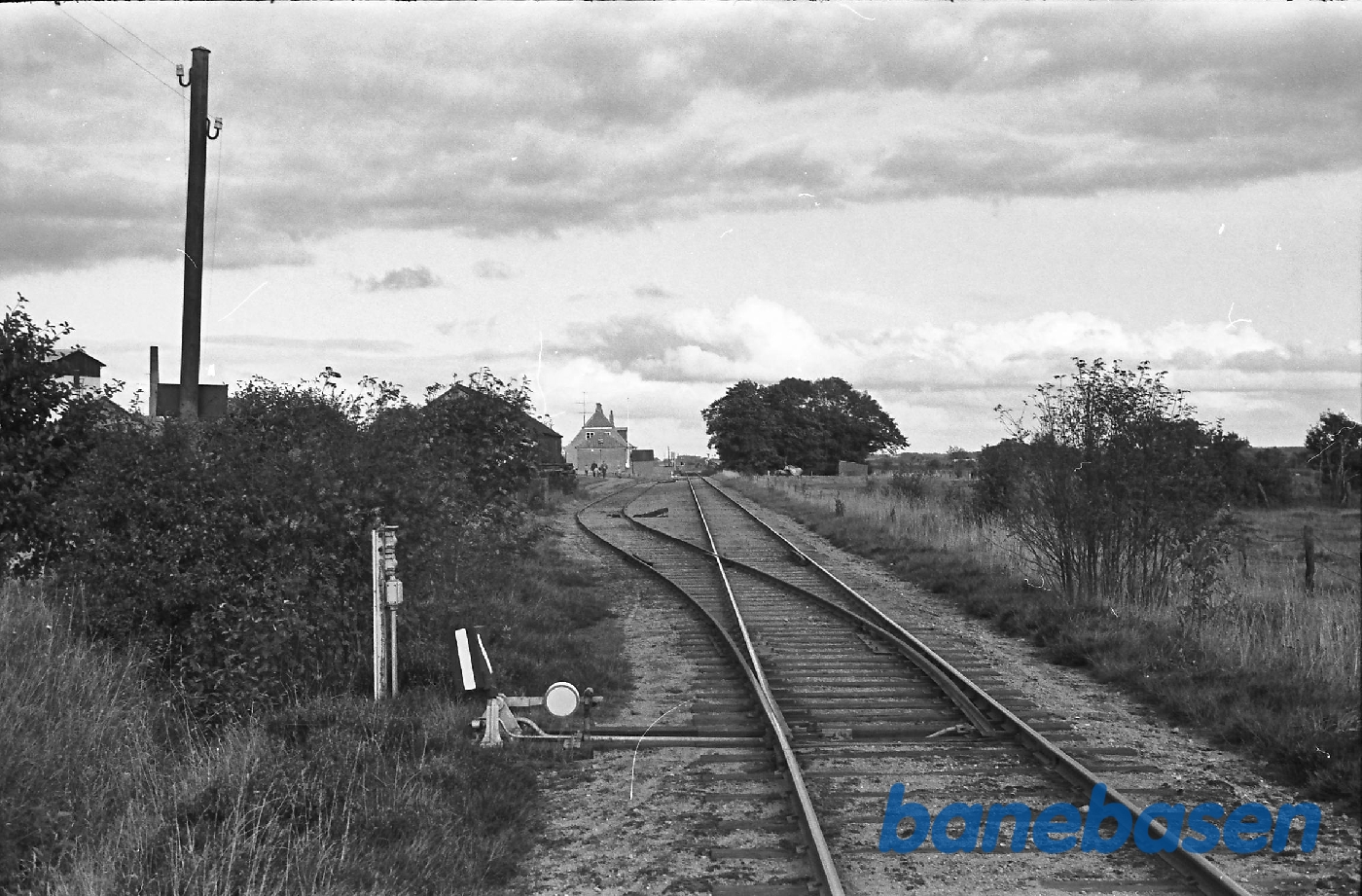 Station. Indkørsel fra Varde Station. Indkørsel fra Varde
