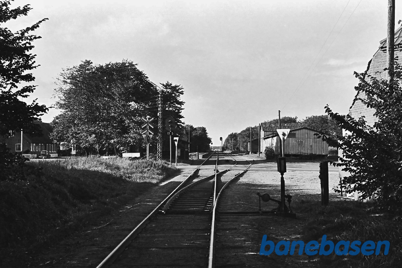 Station. Indkørsel fra Vemb Station. Indkørsel fra Vemb