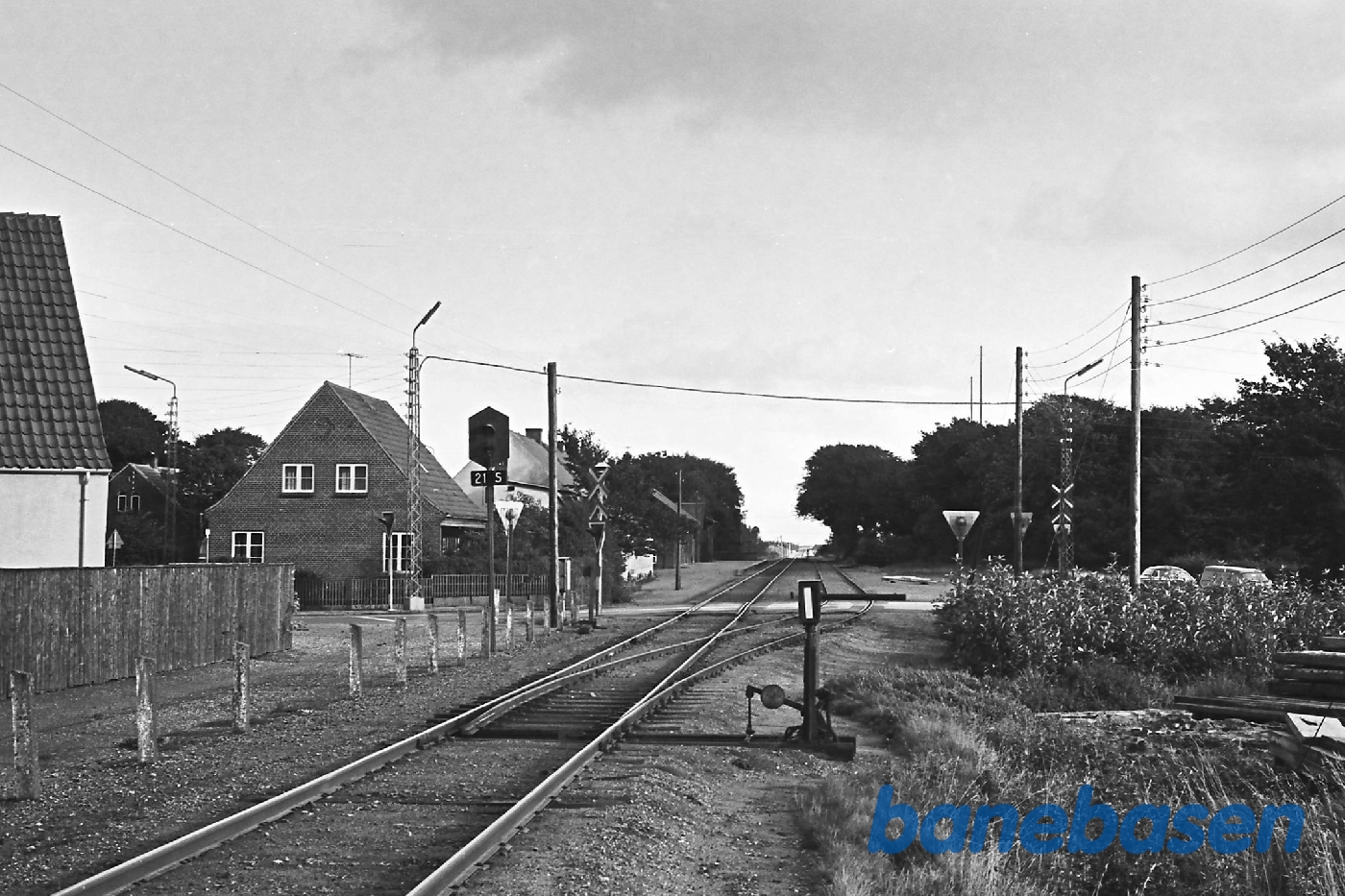 Stationen. Indkørsel fra Lemvig Stationen. Indkørsel fra Lemvig