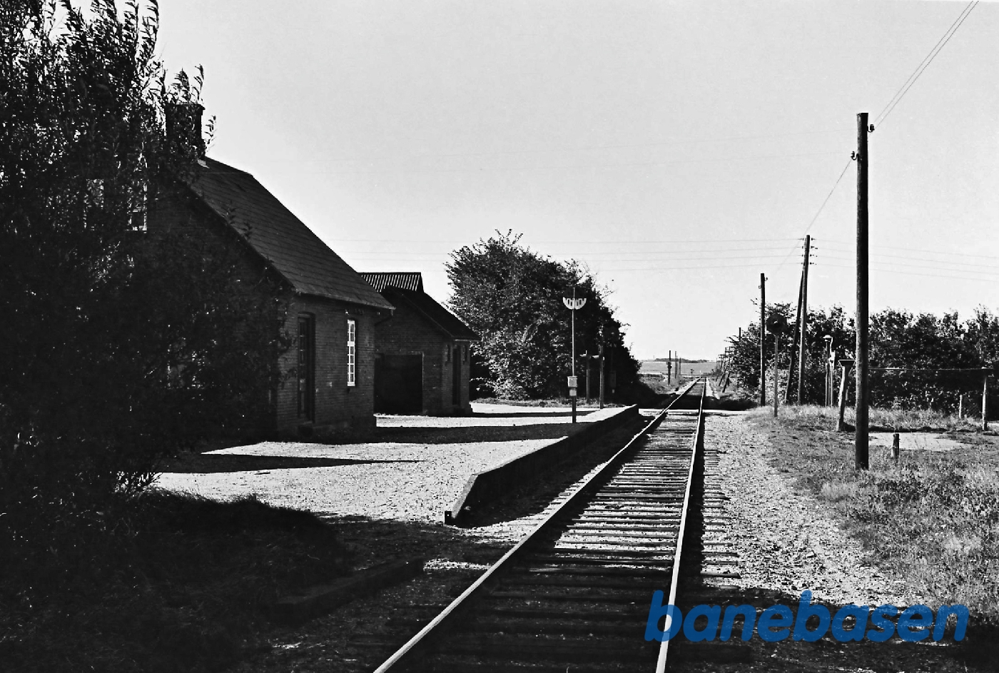 Stationen. Indkørsel fra Lemvig Stationen. Indkørsel fra Lemvig