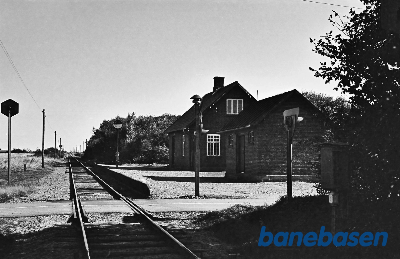 Stationen. Indkørsel fra Thyborøn Stationen. Indkørsel fra Thyborøn