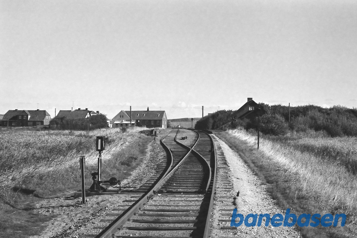 Stationen. Indkørsel fra Thyborøn Stationen. Indkørsel fra Thyborøn