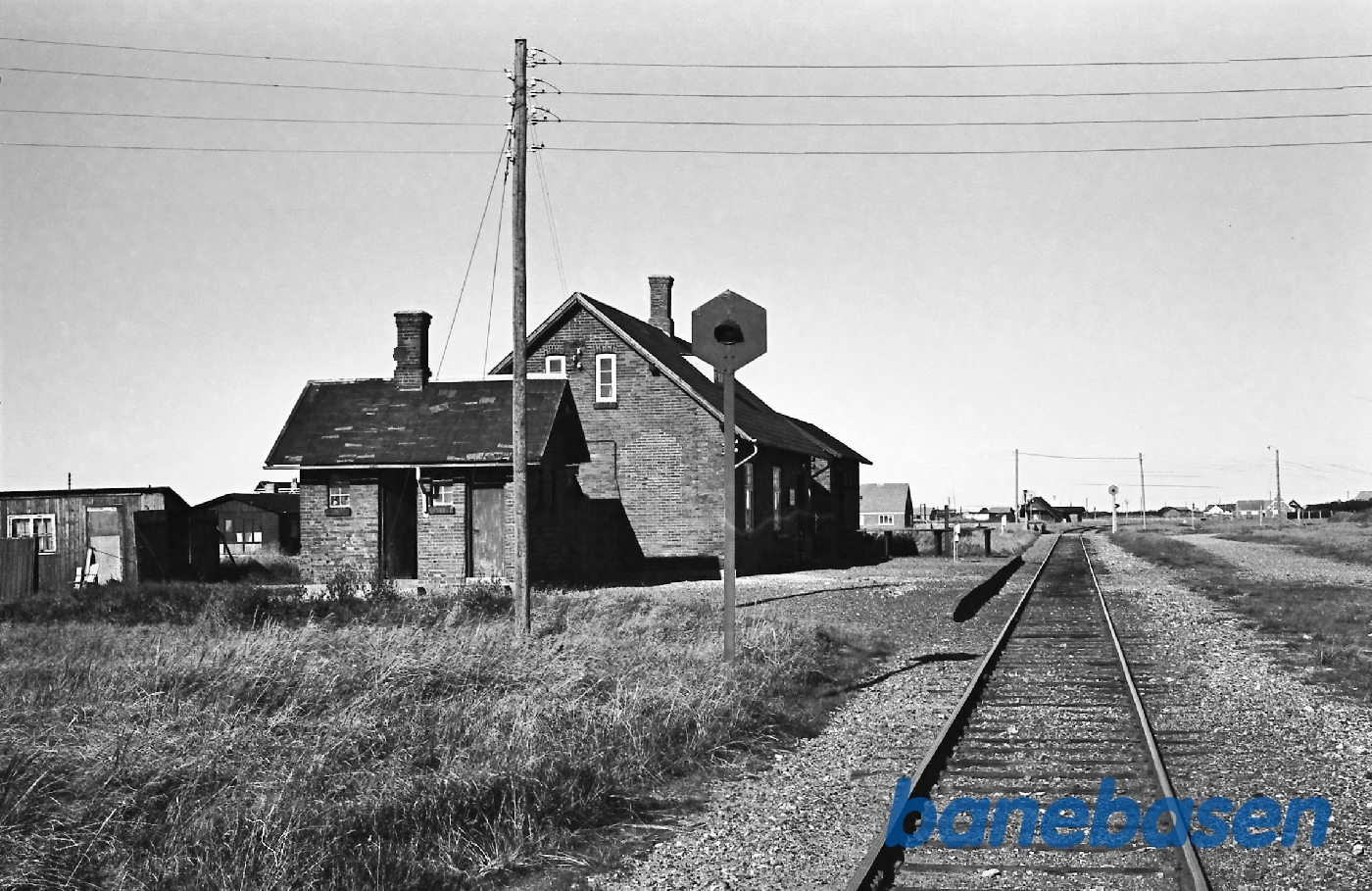 Stationen. Indkørsel fra Lemvig Stationen. Indkørsel fra Lemvig