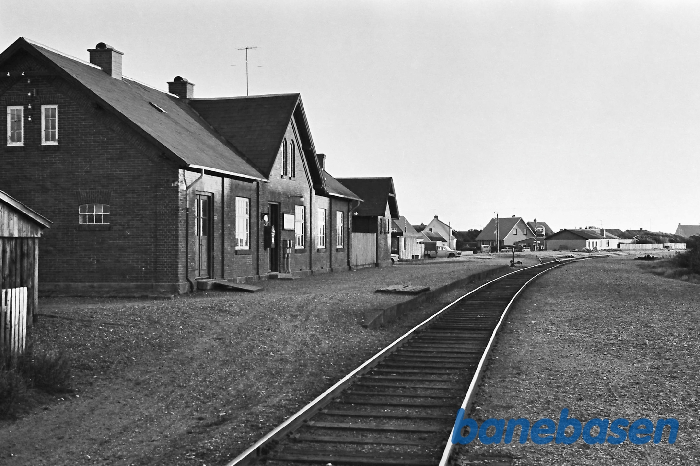 Station. Indkørsel fra Thyborøn Station. Indkørsel fra Thyborøn