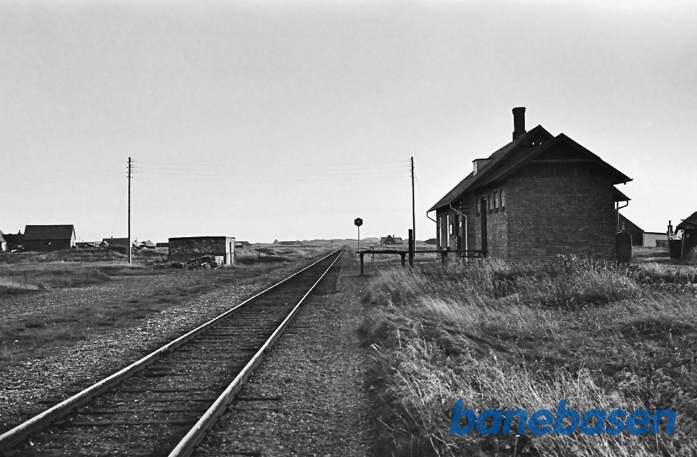 Station. Indkørsel fra Thyborøn Station. Indkørsel fra Thyborøn