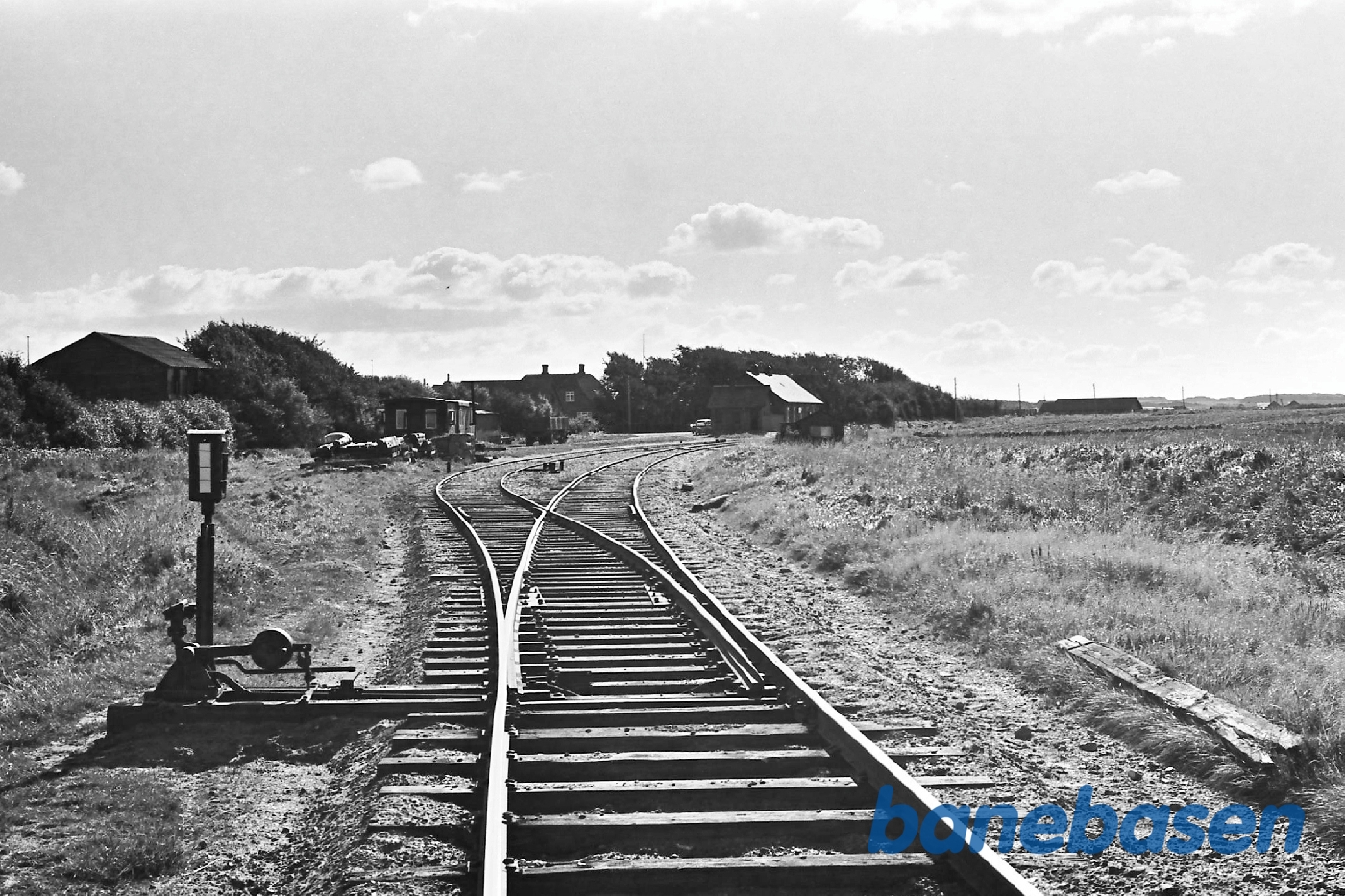 Station. Indkørsel fra Thyborøn Station. Indkørsel fra Thyborøn