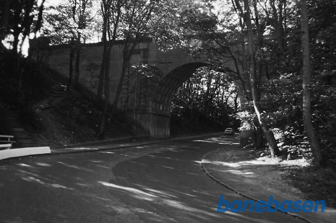 Havnebanen. Bro over vej Havnebanen. Bro over vej