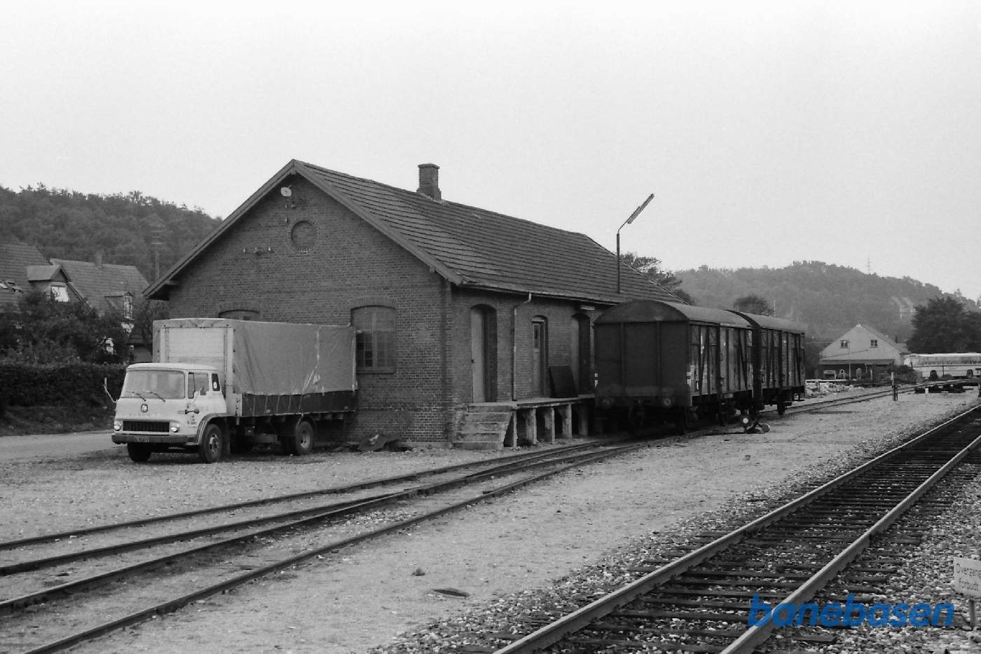 Pakhus fra sporsiden Pakhus fra sporsiden