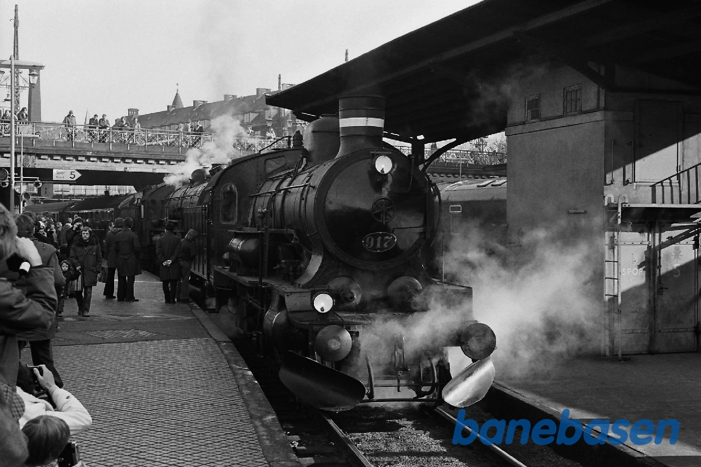 P 917 Indvielsestog Jernbanemuseet 17 - 04 – 1975 P 917 Indvielsestog Jernbanemuseet 17 - 04 – 1975