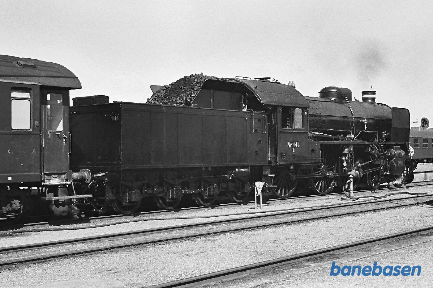 R 946 Indvielsestog Jernbanemuseet 17 - 04 - 1975 R 946 Indvielsestog Jernbanemuseet 17 - 04 - 1975
