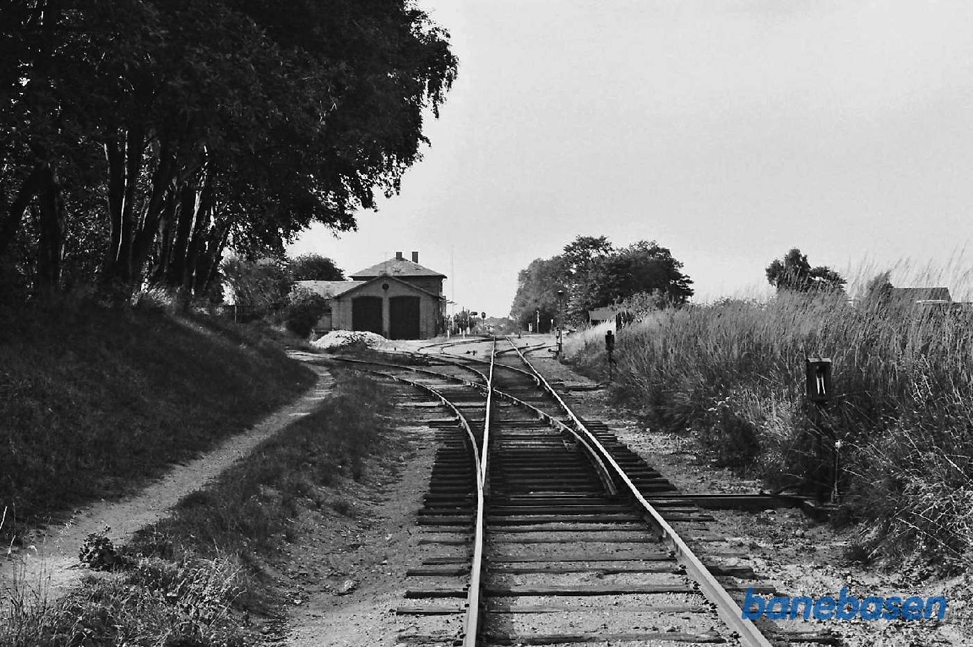 Stationen. Indkørsel fra Kagerup Stationen. Indkørsel fra Kagerup