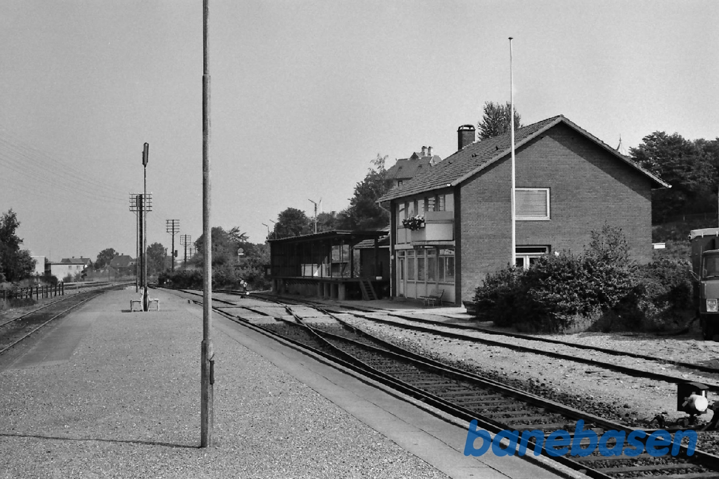 Stationen fra perron Stationen fra perron