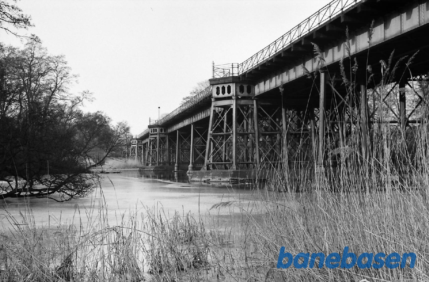 Strandmøllebroen fra syd Strandmøllebroen fra syd