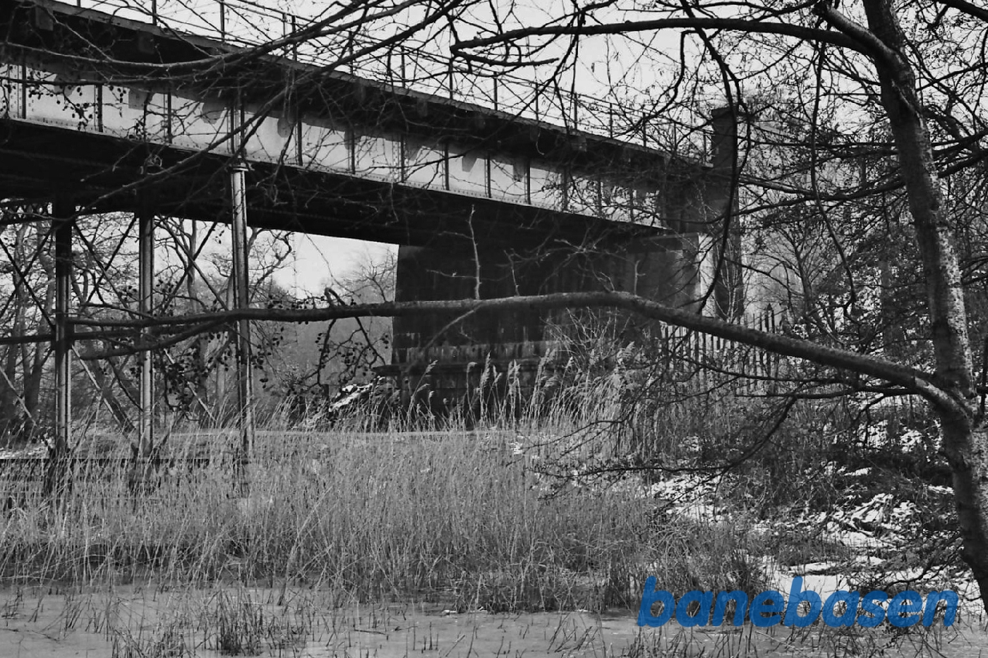 Strandmøllebroen mod syd Strandmøllebroen mod syd