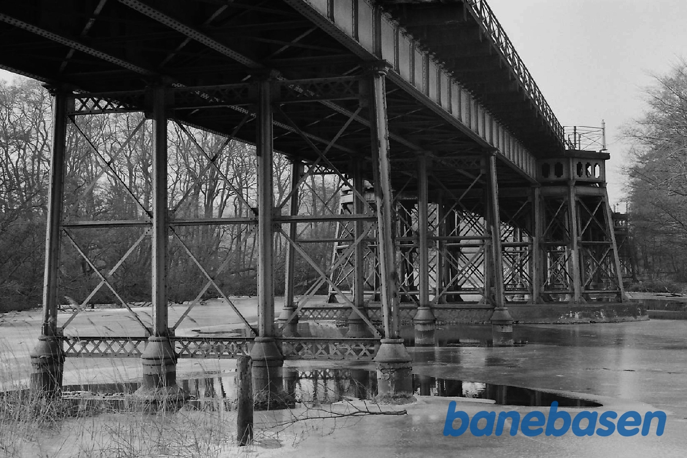 Strandmøllebroen fra syd Strandmøllebroen fra syd