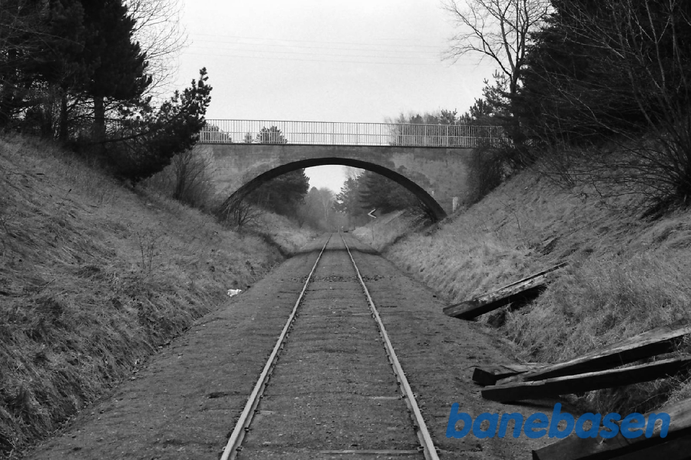 Vejbro fra vest ved Kildekrog Vejbro fra vest ved Kildekrog