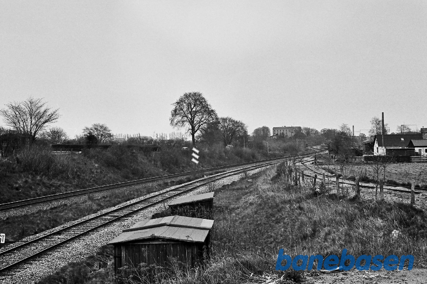 Forgrening mod Rødby og sidespor Forgrening mod Rødby og sidespor