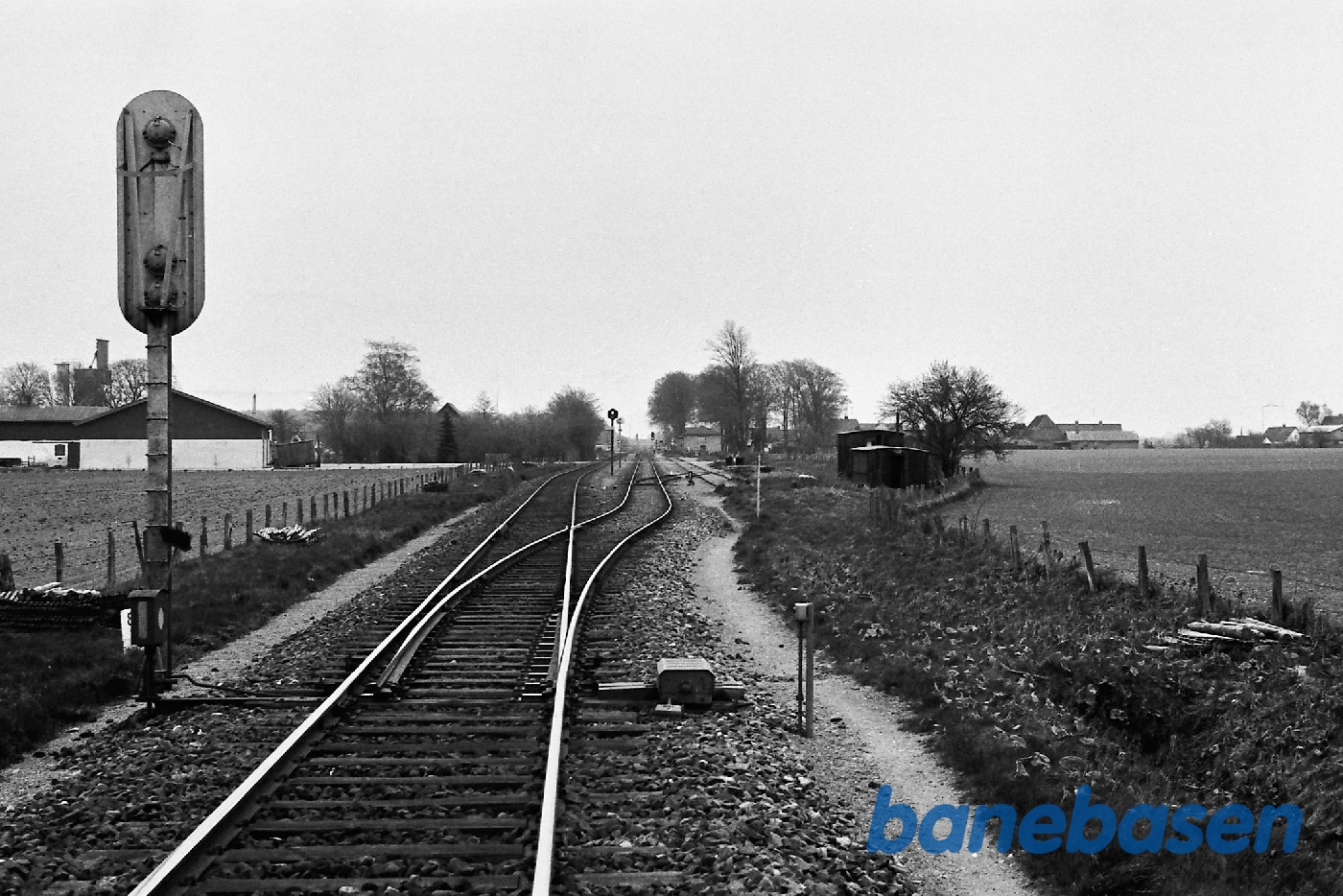 Indkørslen fra Nakskov Indkørslen fra Nakskov