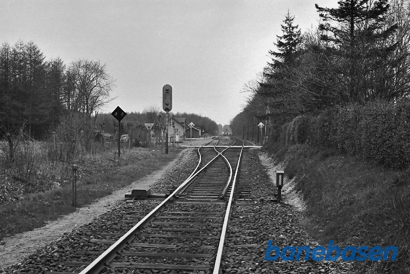 Indkørslen fra Nykøbing F Indkørslen fra Nykøbing F