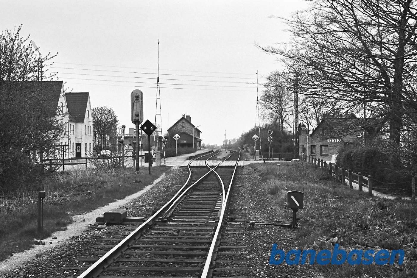 Indkørslen fra Nykøbing F Indkørslen fra Nykøbing F