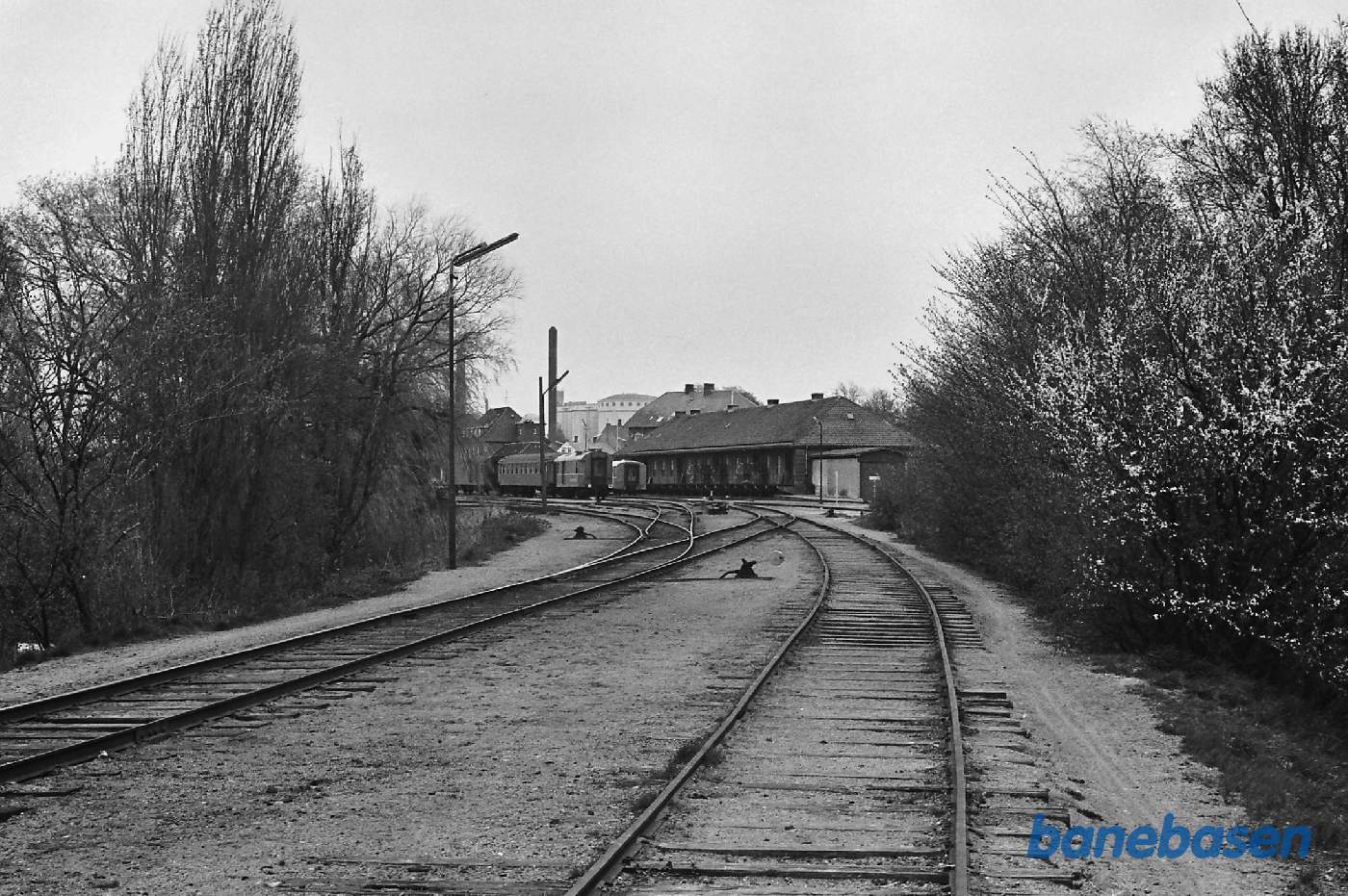 Stationens vestlige ende Stationens vestlige ende