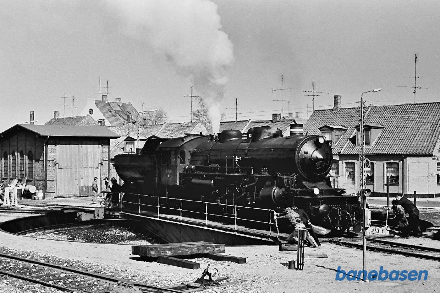 E 991 på drejeskiven