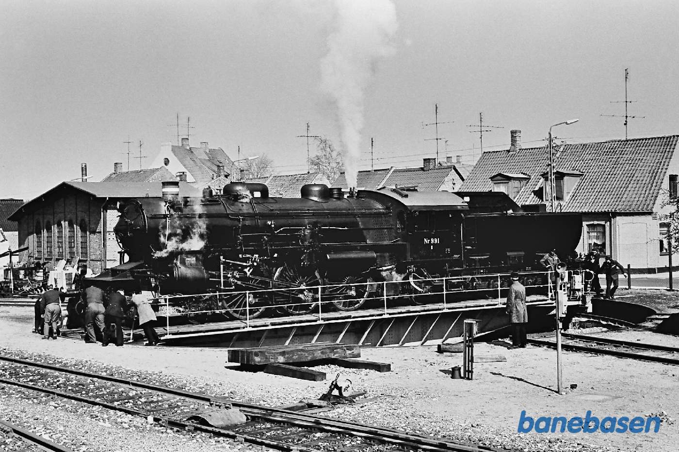 E 991 på drejeskiven