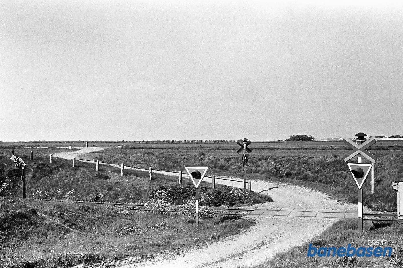 Vejoverskæring nord for Terpet