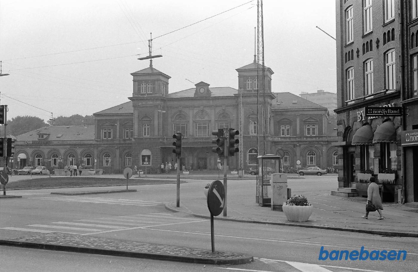 Ålborg banegård fra gaden