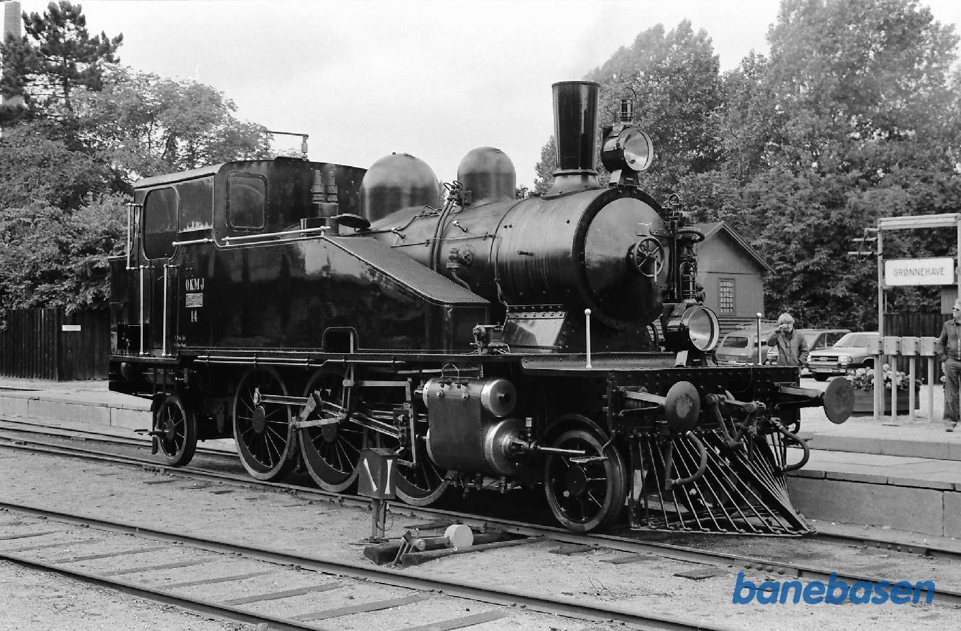 NSJK. OKMJ 14 på Grønnehave station