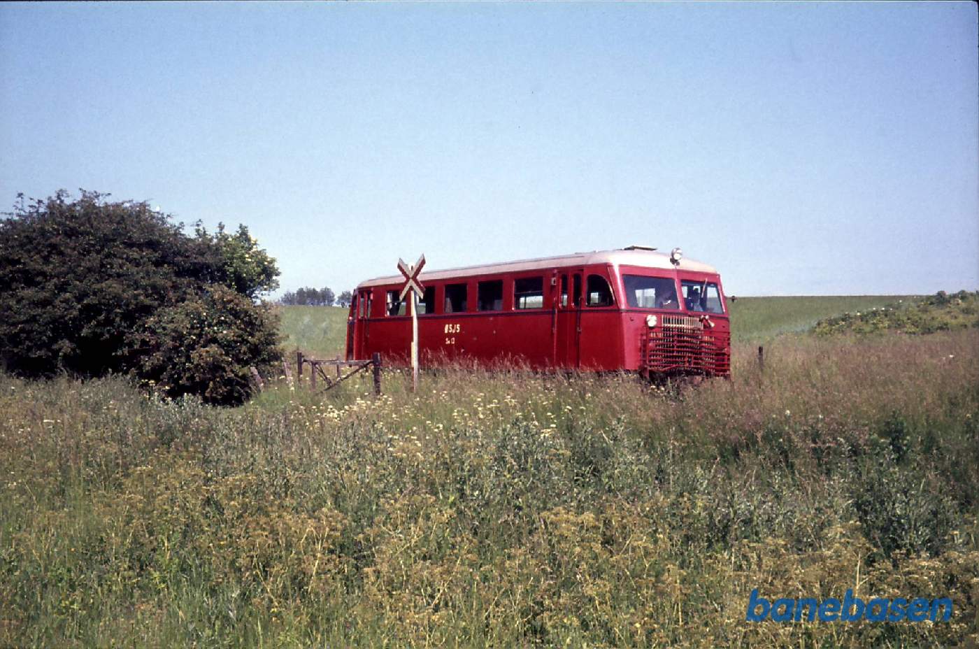 Privat overkørsel lige før Rødvig Privat overkørsel lige før Rødvig